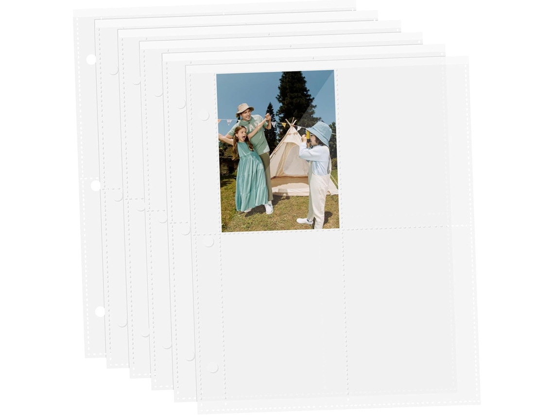 Alipis Pages De Classeur Para Cartes À Collectionner - Pochettes Transparentes Pp - 40 Feuilles A 4