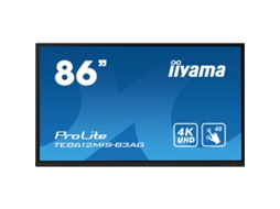 Monitor IIYAMA TE8612MIS-B3AG (Preto - LCD - 4K Ultra HD - 86" - Tomada EU - 8 ms)