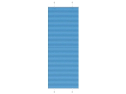 Vidaxl Azul Plissada Cega 70x200 Cm Largura Tecido 69,4 Cm Poliéster