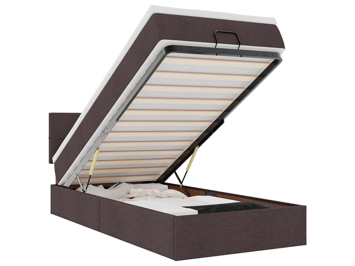 Ottoman Bed, Ottoman Beds Vidaxl Cinzeto Tecido (90 X 200 Cm)