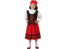Fato de Menina ATOSA pastora vermelha (Tam: 7-9 Anos)
