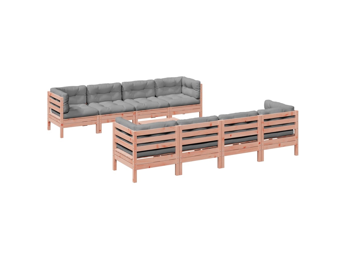 Garden Sofa Set, Garden Sofa Sets Vidaxl Marrom Madeira De Douglas (n/a)