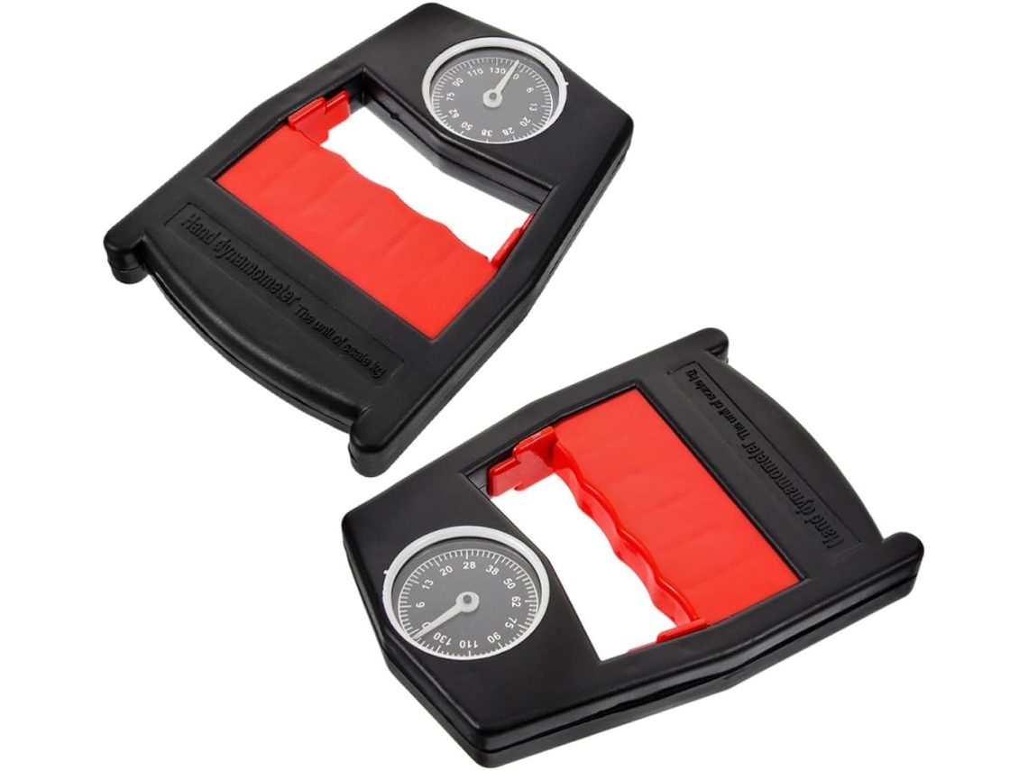 Dinamômetro Manual De Duas Peças Em Abs Vermelho Para Medições