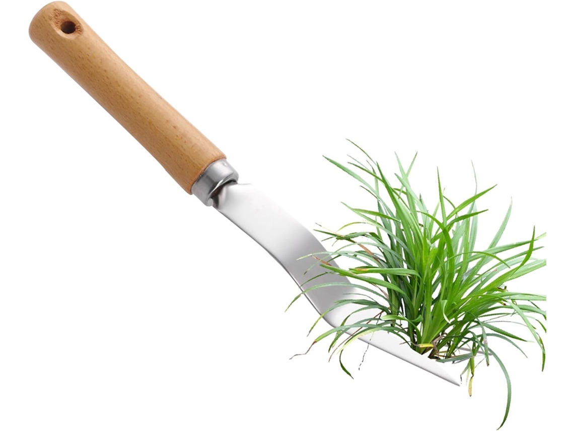 Removedor de Ervas Daninhas para Gramados, Ferramenta Manual para Jardim -extrator de Raízes Manual Multifuncional em Aço Inoxidável AQUAFORGE