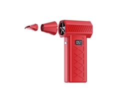 Mini Soprador De Neve Tipo Turbina, 130.000 Rpm, Design De Modo Duplo, Ajuste De Potência Em 5 Níveis (vermelho).