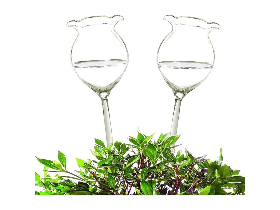 Bola De Rega Automática Para Plantas Em Vidro Transparente, Forma De Flor, 250ml, 1-3 Semanas