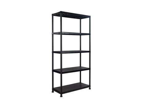 Estante De Resina Com 5 Prateleiras 175kg 90x40x180cm 7house