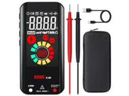 Mini Multímetro Digital A10, Testador De Capacitância/diodo/ncv Com Alcance Automático De 6.000 Contagens E Iluminação Zeuxo