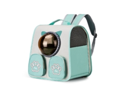 Mochila para Animais de Estimação, Respirável, Verde AQUAFORGE