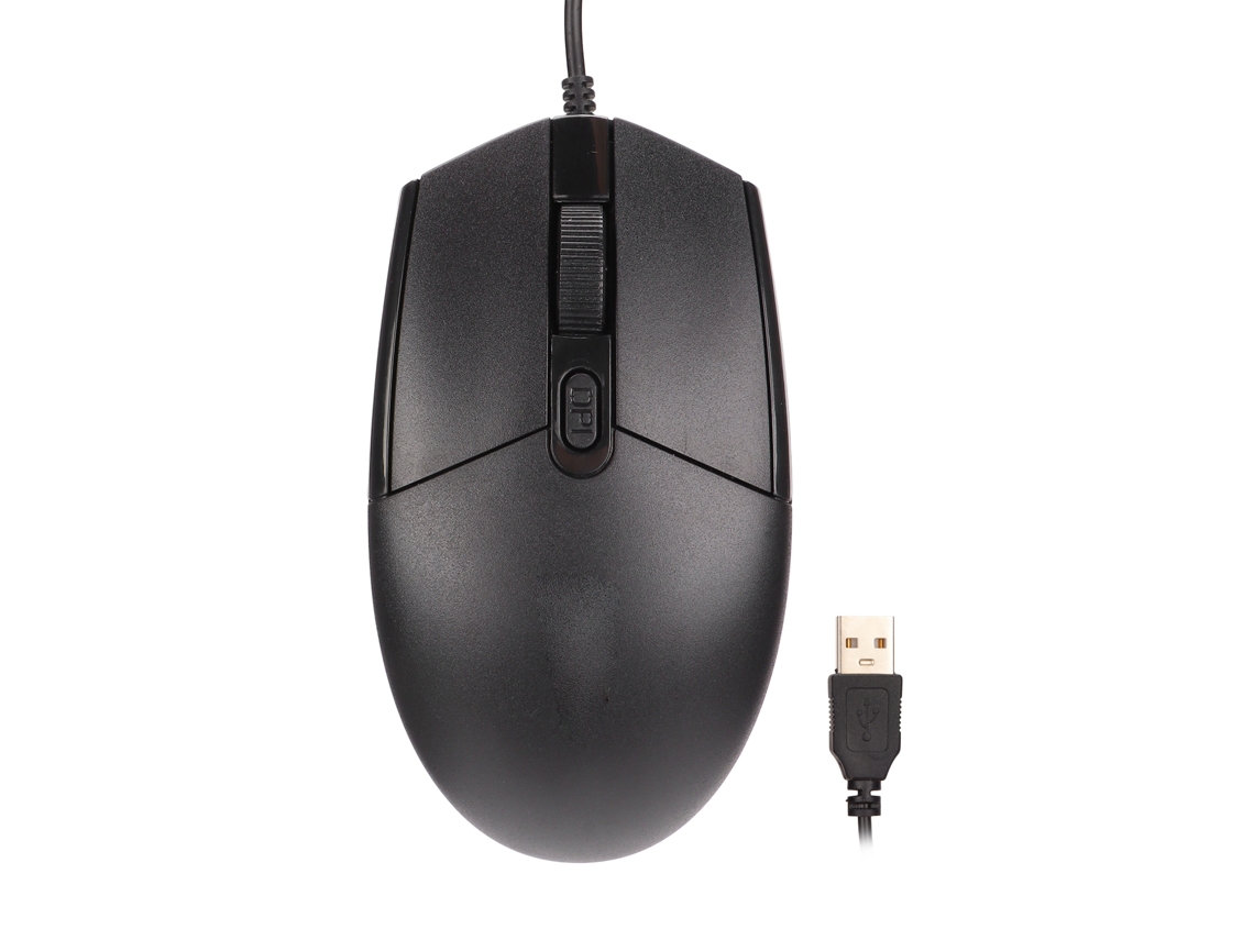 Rato Gamer RGB com Fio, 1600 Dpi, Backlight, Compacto, para Escritório e Casa S/MARCA