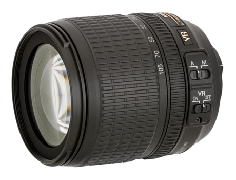 NIKON - Objetiva  DX AF-S 18-105MM (Encaixe:  DX - Abertura: f/22-38 - f/3.5-5.6) Objetiva  DX AF-S 18-105MM (Encaixe:  DX - Abertura: f/22-38 - f/3.5-5.6)
