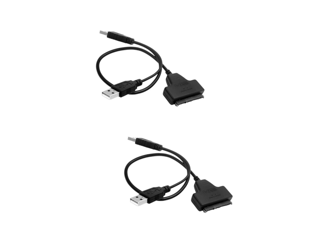 2 Cabos De Dados Usb De 25 Polegadas Para Disco Rígido De Laptop