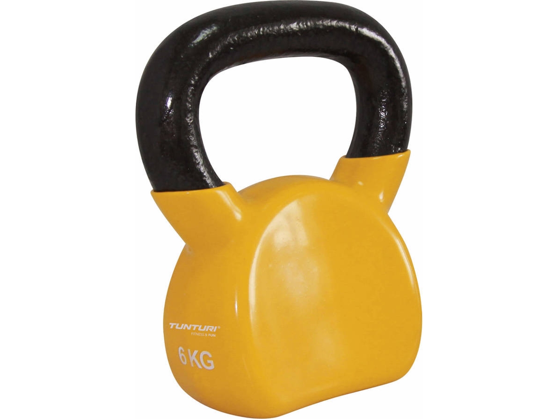 Kettlebell TUNTURI de vinil  (6 kg)