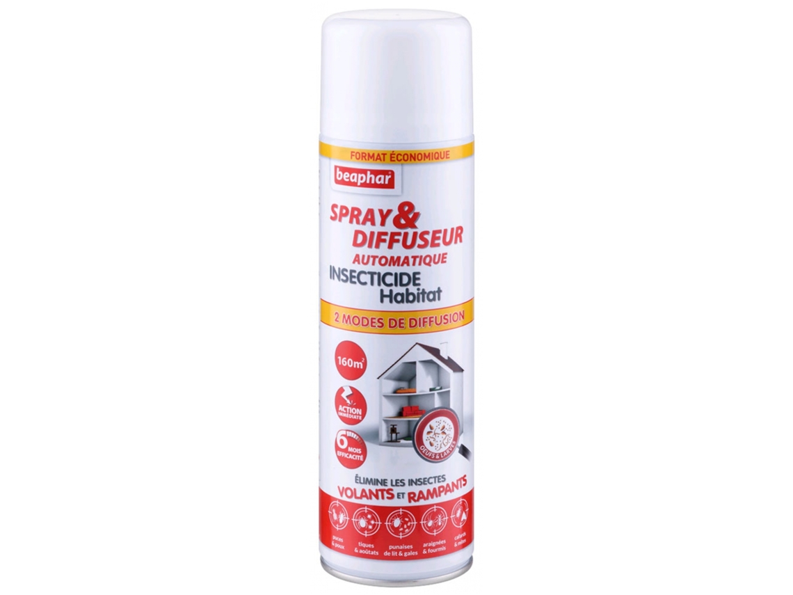 Spray e difusor automático de inseticida Habitat 500 ml BEAPHAR
