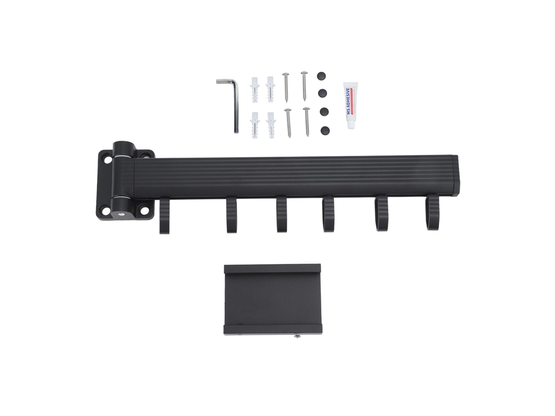 Rack de Secagem de Roupa Retrátil para Parede/Varanda