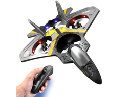 Avião De Controle Remoto V17, Drone De Espuma Epp Bestvite (duração Da Bateria 15 Min Cinza)