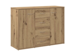 Sideboard, Sideboards Vidaxl Marrom Madeira Processada (n/a)