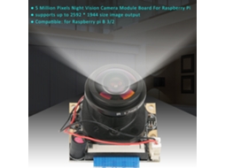 Módulo de câmera de visão noturna de 5 MP com interruptor automático de corte de infravermelho (sem luz de preenchimento)
