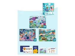 Ats puzzles de Rompecabezas para Niños Entrenamiento de Pensamiento Lógico Y Habilidades Prácticas Juguetes Educatsivos Tempranos Fase 5 Md3107