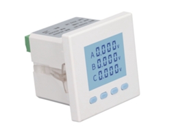 Laxiscreed Voltímetro Trifásico Digital Lcd, Faixa Ac400v Para Medição Precisa