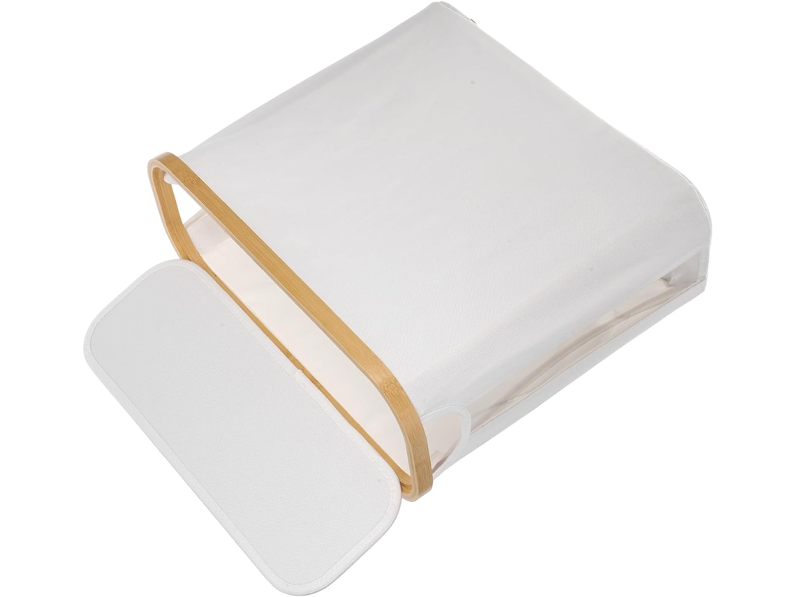 Cesto Dobrável Zerodeko, Resistente À Água E Fácil De Limpar, Com Tampa, Para Armazenar Rolos De Papel Higiênico