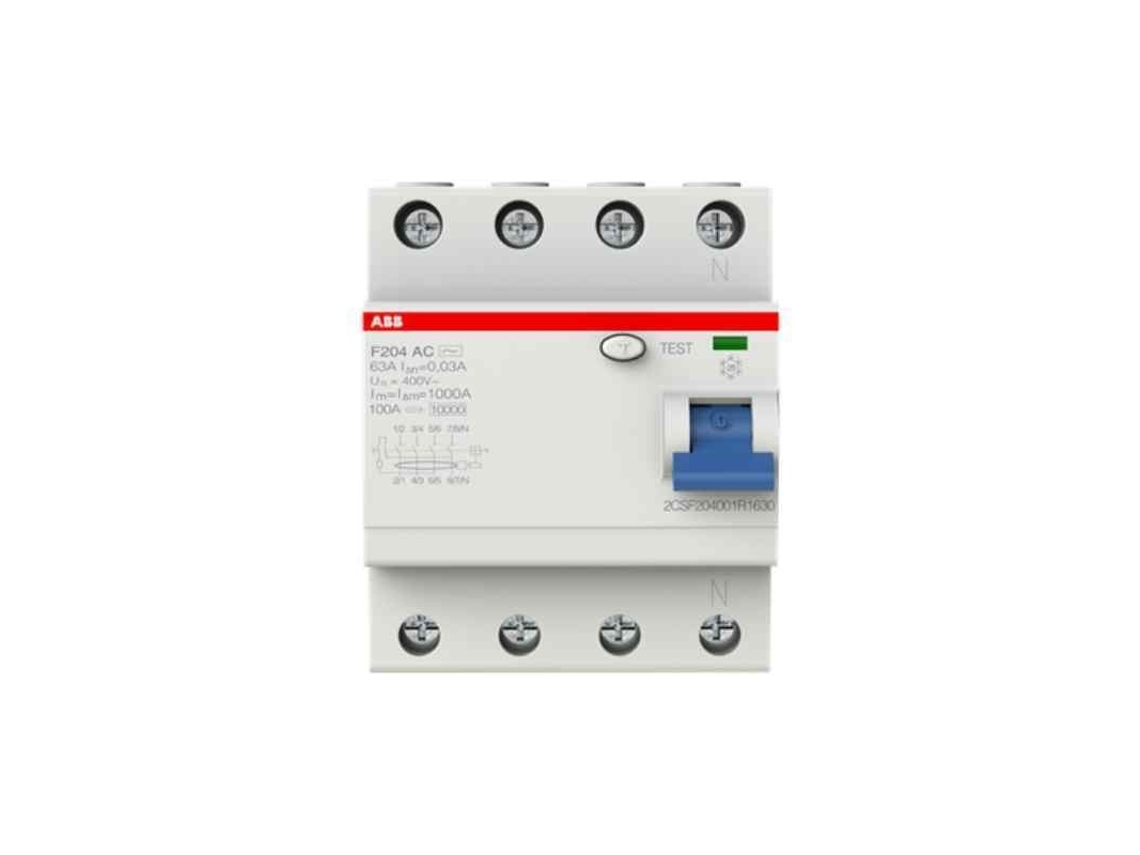 Diferencial F204Ac 63A 30Ma ABB