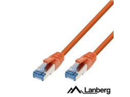 Cabo LANBERG S/Ftp Lszh Cat6A 5M (Laranja) Lanberg
