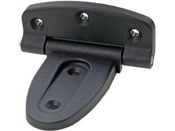1 Dobradiça Dobrável De Plástico Preto Para Porta Armário