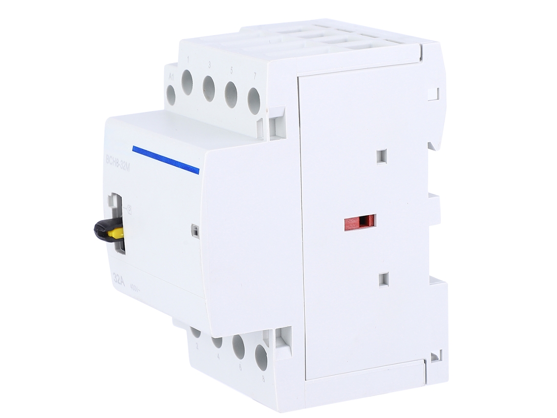 Laxiscreed Contator Modular Para Ar Condicionado Doméstico Com Comutador Manual E Entrada De 2 Nc E 2 No