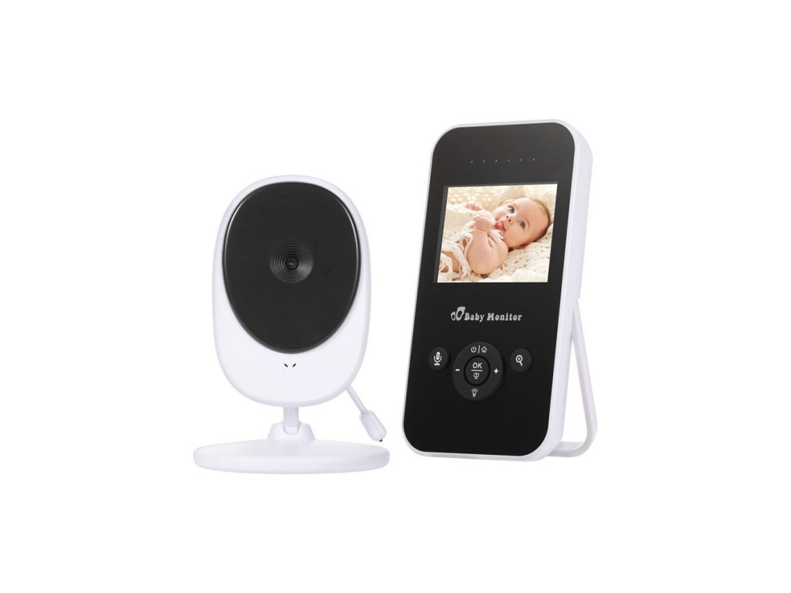 Babá Eletrônica com Câmera, 2,4 Ghz, Branco AQUAFORGE