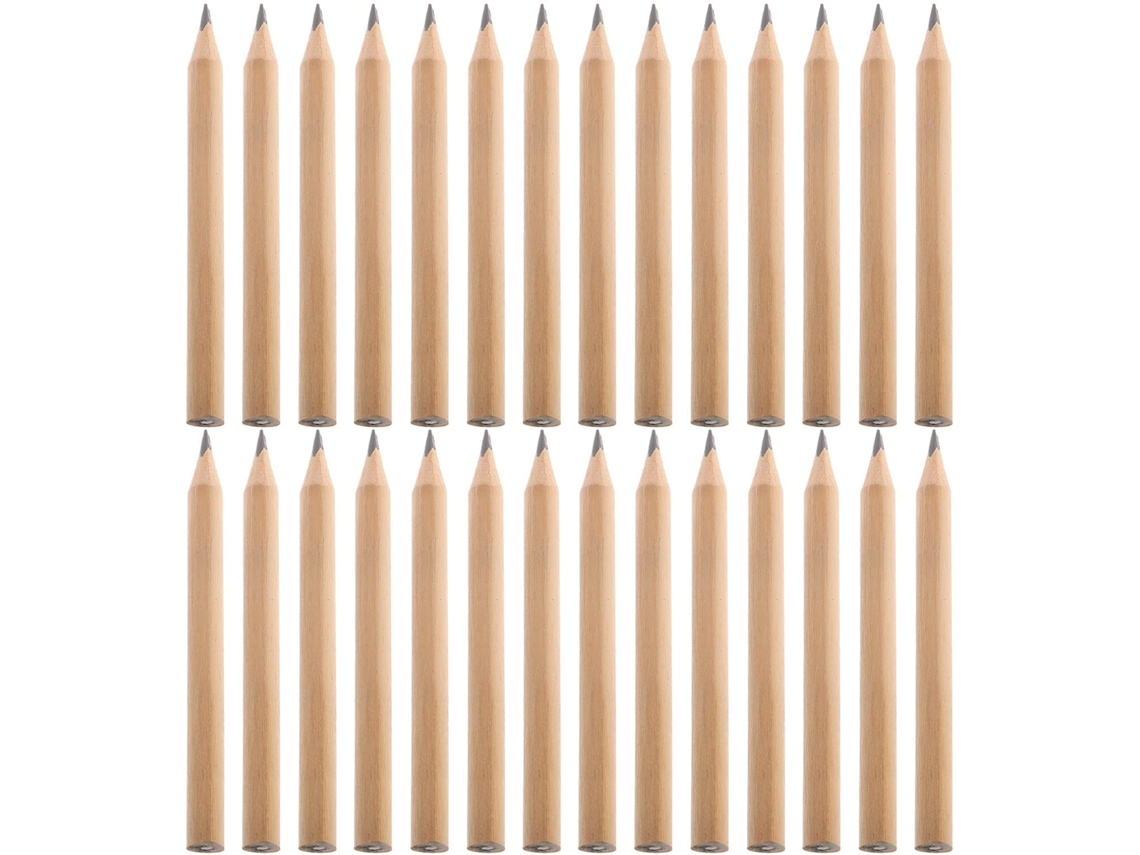 Conjunto de 200 Healeved Lápis Curtos Madeira Material Escolar para Iniciantes Desenho e Escrita Ideal Lembr