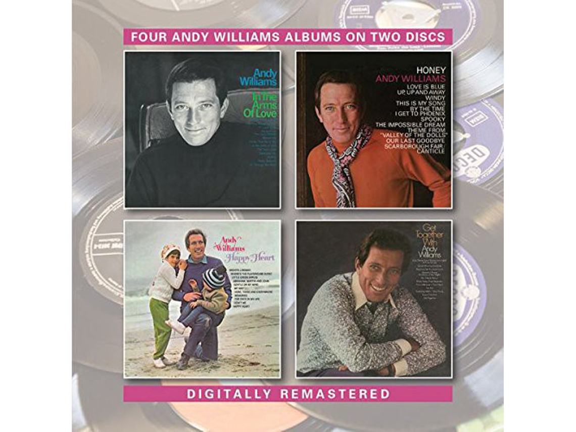 CD Andy Williams - In The Arms Of Love/Honey/Happy Heart/Get Together With Andy Williams