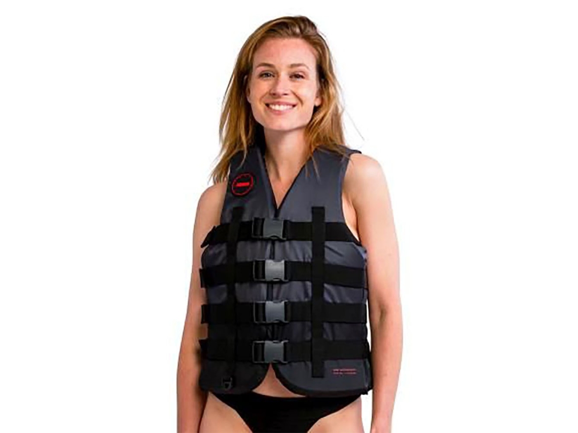 Colete Salva-Vidas 4 Buckle Preto 4Xljobe