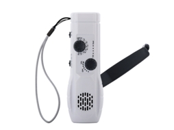 Rádio De Manivela Led, 1.200mah Am Rádio De Emergência Com Lanterna Fm Carregável Por Usb, Adequado Para Caminhadas Ao Ar Livre