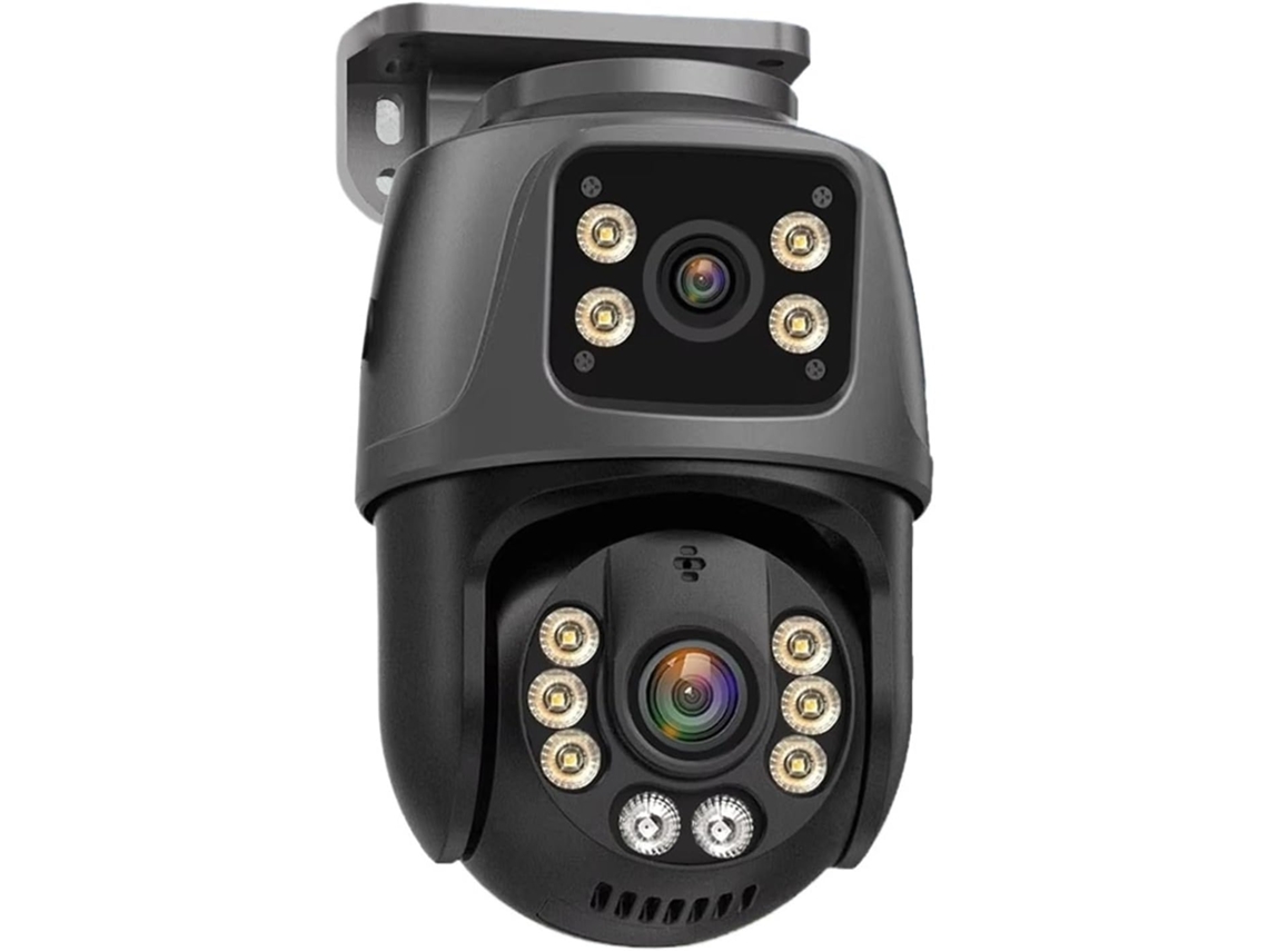 Câmera Externa Ptz Poe Hd de 8mp com Tela 4k e Lente Dupla, Além de Detecção por Ia de 4mp. SFUSHOS