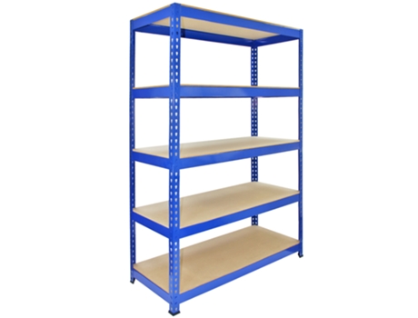 Estante MONSTER RACKING Q-Rax en Acier Sans Boulons (Azul - 120x50x182.5cm)
