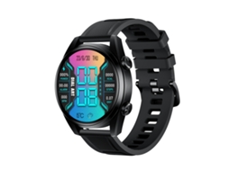 (preto) 1.43 Polegadas Relógio Esportivo Inteligente com Classificação de Resistência à Água IP67 e Compatível com Chamadas Bluetooth.