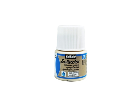 Setacolor Tinta Têxtil Efeito Metalizado Opaco Marfim 45 Ml PÉBÉO