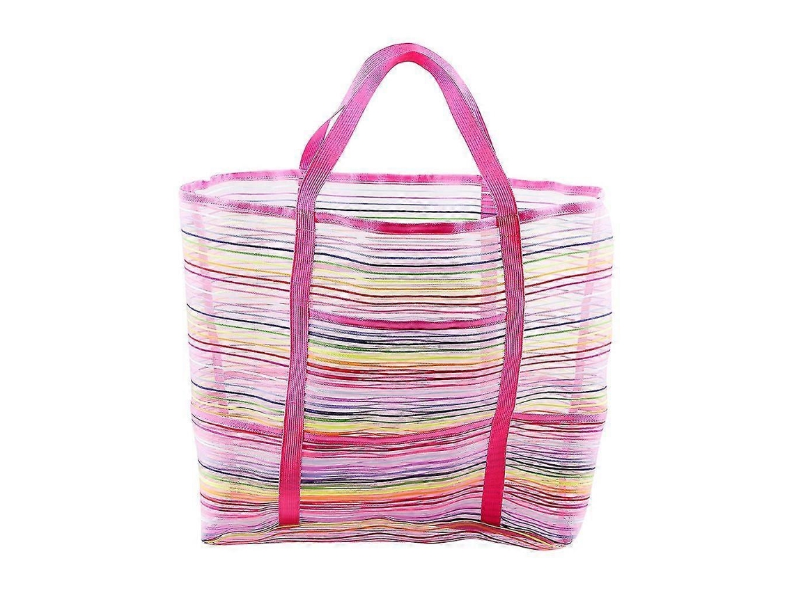 Bolsa de Praia de Malha, Grande, Mochila, Brinquedos Infantis, Toalhas de Viagem, Remover Areia AQUAFORGE