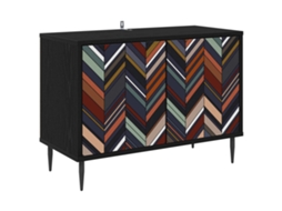 Vidaxl Gabinete Para Tv Ommen 69 X 33 X 50,5 Cm Carvalho Preto