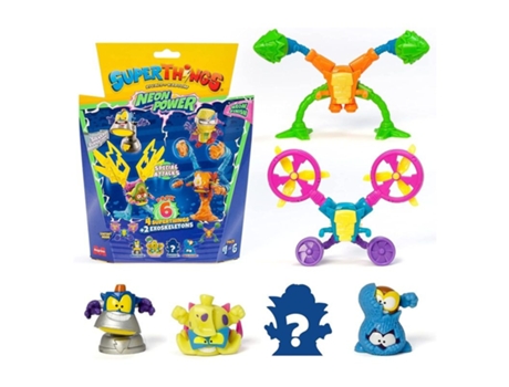 Blíster 4 De 6 Superthings Neon Power De 4 Figuras Y 2 Exoeskeletons Magic Boxvolumen
