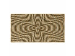 Vidaxl Tapete De Área Preto 100 X 200 Cm Juta