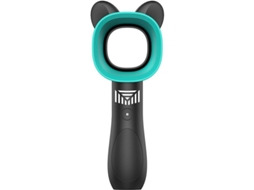 Ventilador Mini USB Recarregável com Luzes LED, Gato Fofo, Presente de Verão