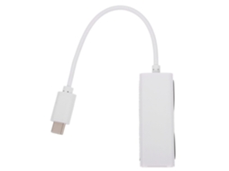 3 Usb Ethernet Para Rede, Conversores Cabo Rede Computador, Adaptador