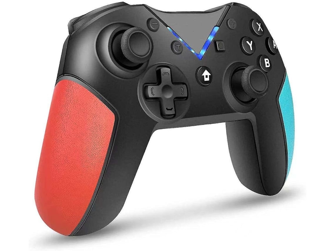 Switch Controller Bufan Wireless Switch Controller Compatível para Nintendo Switch Lite Turbo Dual Motor Vibrationvermelho Azul YEMAESRE