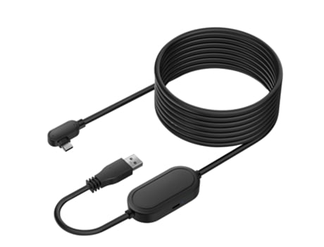Cabo de 5 M com Amplificador de Sinal para Óculos de RV para Quest 2 Pico 4 HTC Focus 3 VORTEX VR