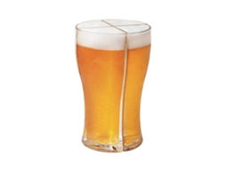 Caneca de Cerveja Acrílica 4 em 1, Conjunto com 4 Unidades, Bebidas AQUAFORGE