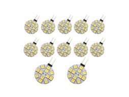 Luminária De Leitura Led, 12 Unidades, Base G4, Branco Quente, Para Estudo, Cabeceira, Trabalho, Artesanato Ou Viagens