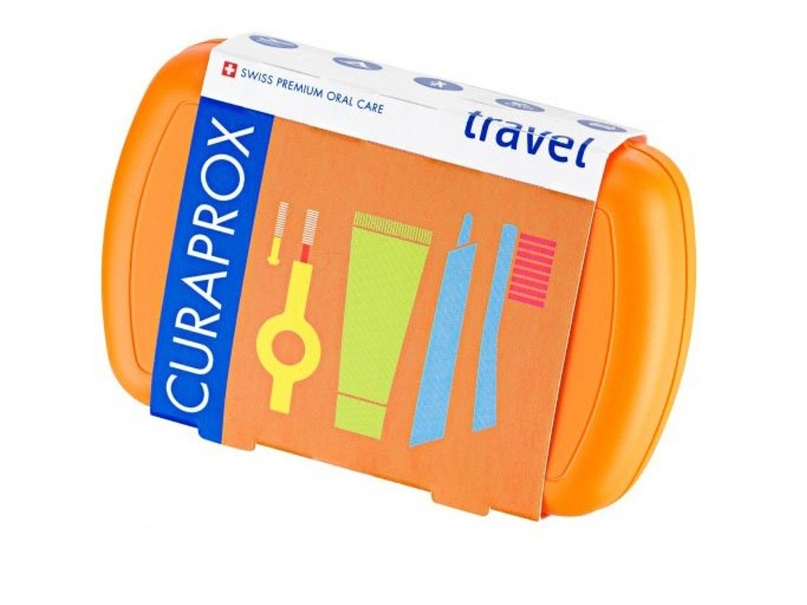 Curaprox, Conjunto De Viagem Laranja Curaden