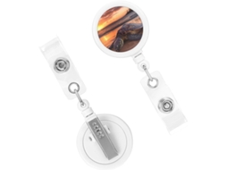 Porta Crachá Retrátil Resistente, Com Identificação Carretéis Crachá Tartaruga Marinha, Ao Sol E Crepúsculo